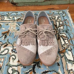 TOMS - Brogue Oxford Lace Up Kiltie